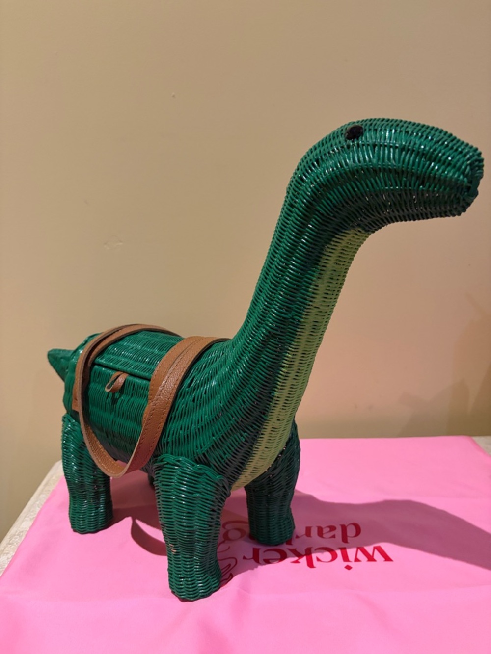 Wicker Darling Charlotte Brontosaurus Dinosaur Bag - Picture 4 of 8